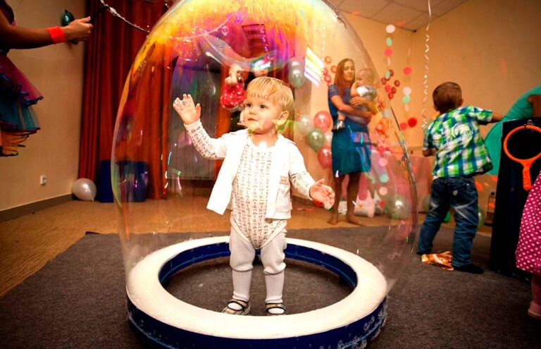 Шоу мыльных пузырей