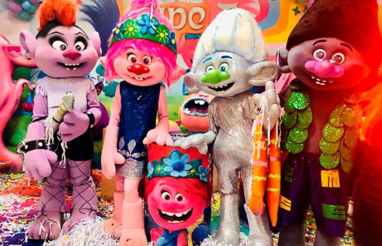 День рождения в стиле «Тролли»