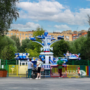 Парк аттракционов в Долгопрудном