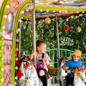 Парк аттракционов в Долгопрудном