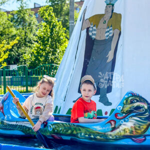 Парк аттракционов в Долгопрудном