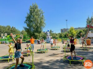 День семьи, любви и верности в парке аттракционов