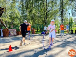 День семьи, любви и верности в парке аттракционов