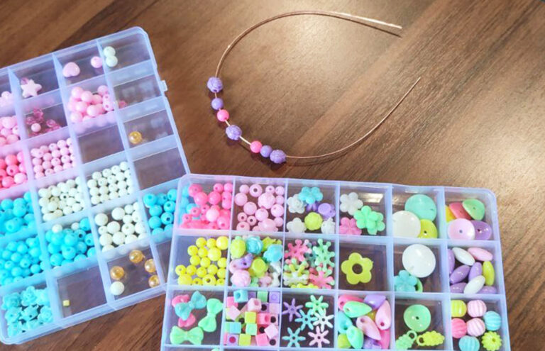 Мастер-класс «Ободок из бусин»