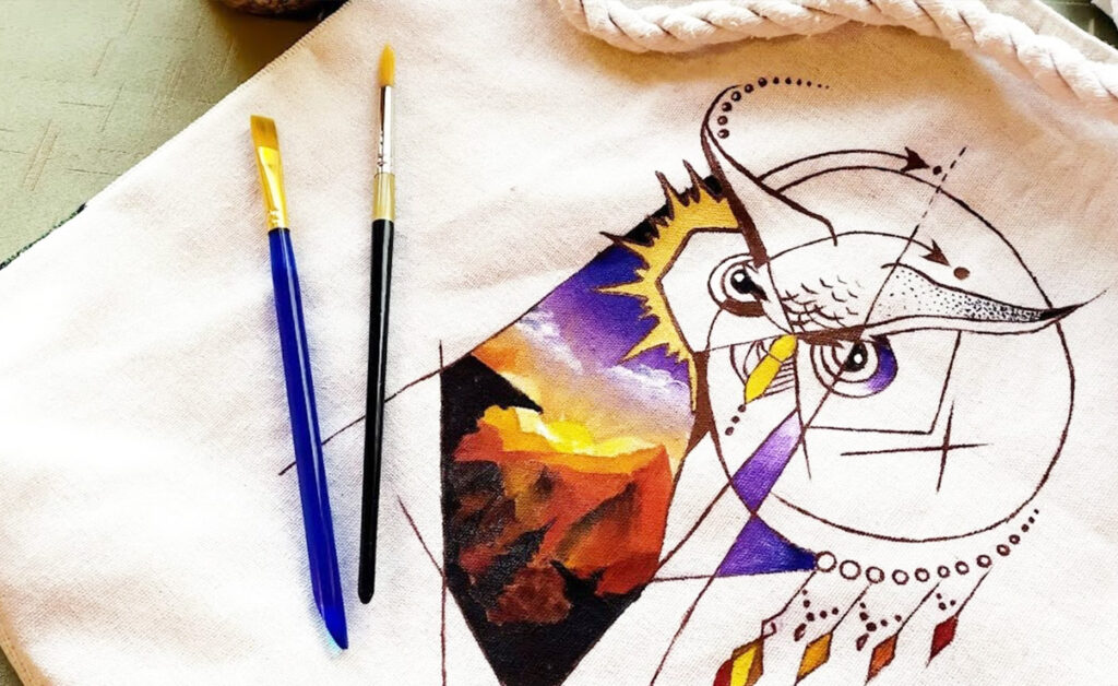 Роспись шоппера